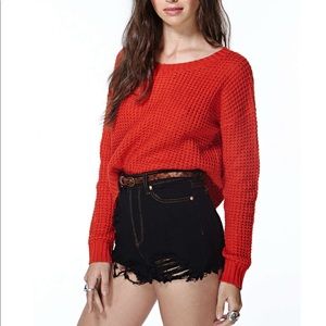 NASTYGAL Due West Cutoff Shorts - Black (S)